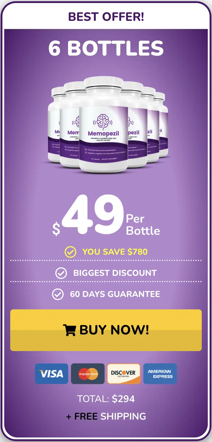 Memopezil Buy Six Bottles