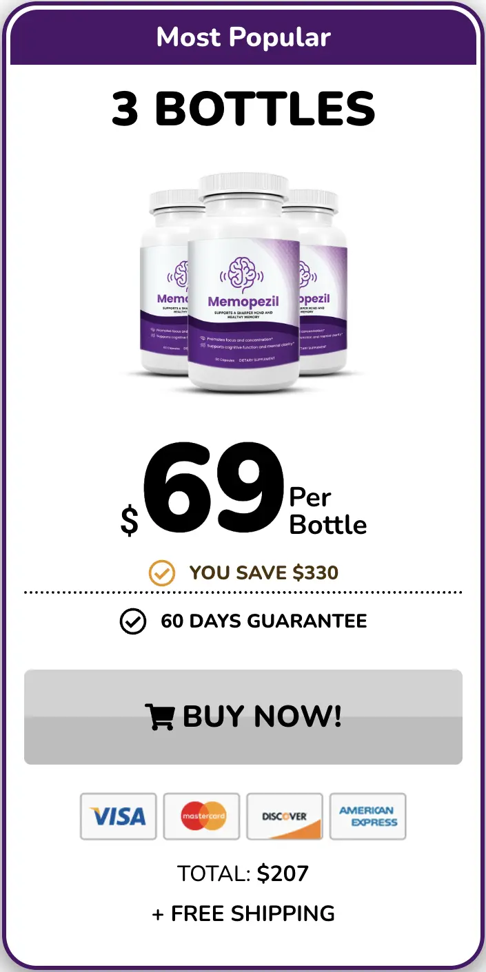 Memopezil Buy Three Bottles
